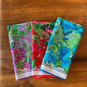 Japanese vintage plant napkins